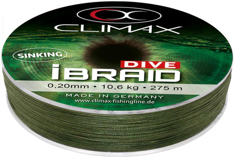 Climax iBraid Dive Olive Meterware 0,22 mm 11,8 kg