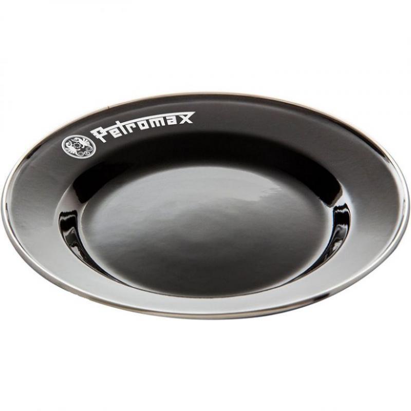 Petromax Emaille Teller Schwarz 2er-Set