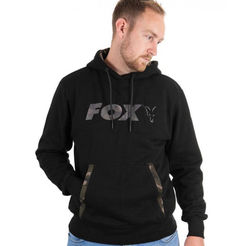 FOX Black / Camo Print Hoody