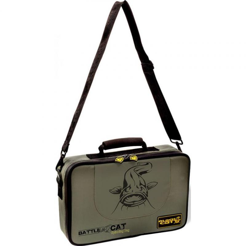 Black Cat Battle Cat  Spinnködertasche