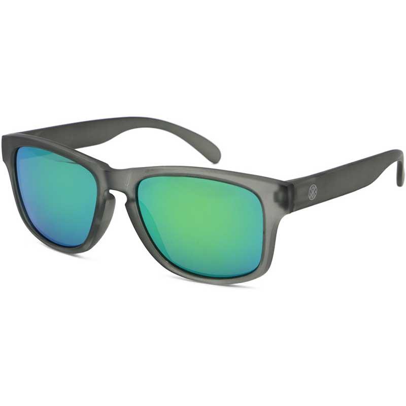#LMAB Sclera Polarisationsbrille Crystal Grey/Emerald Revo