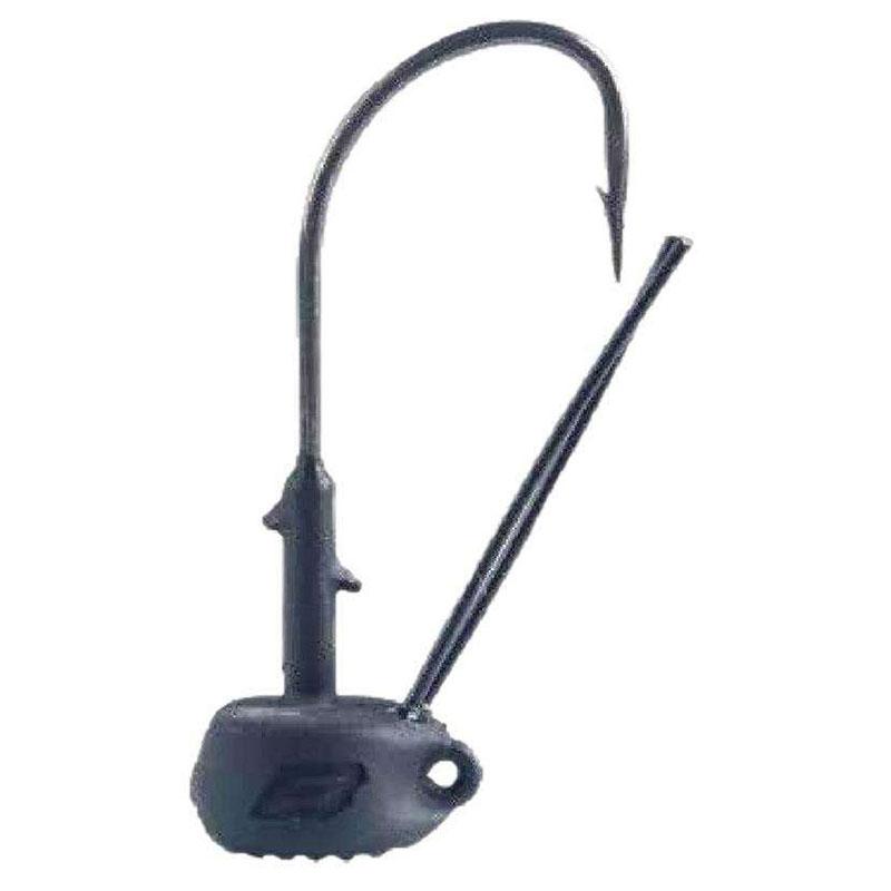BKK Silent Chaser Draggin' Ned Weedless Jig Heads Black