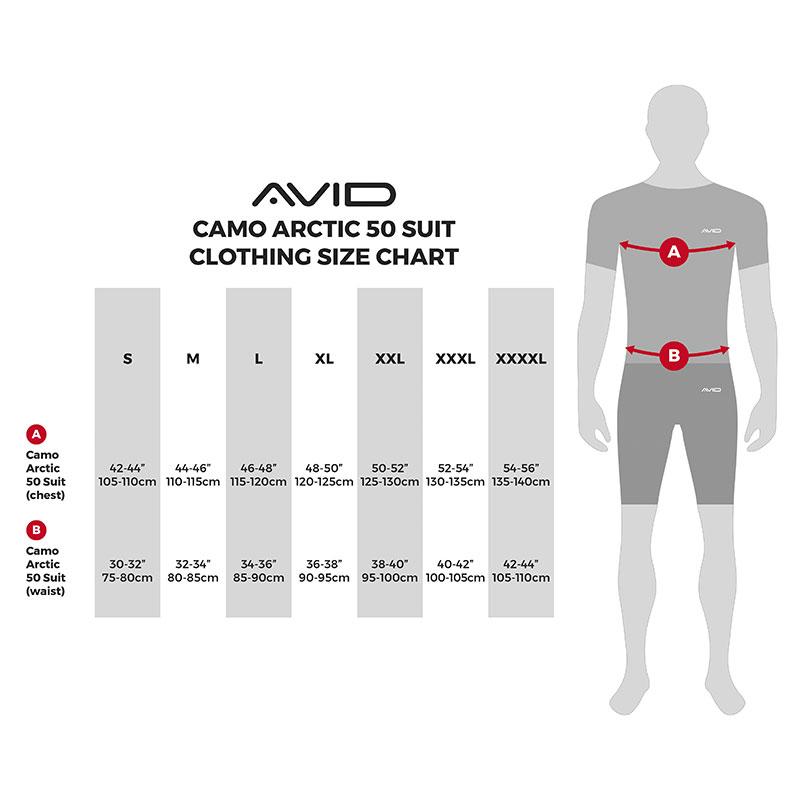 Avid Carp Arctic 50 Camo Suit