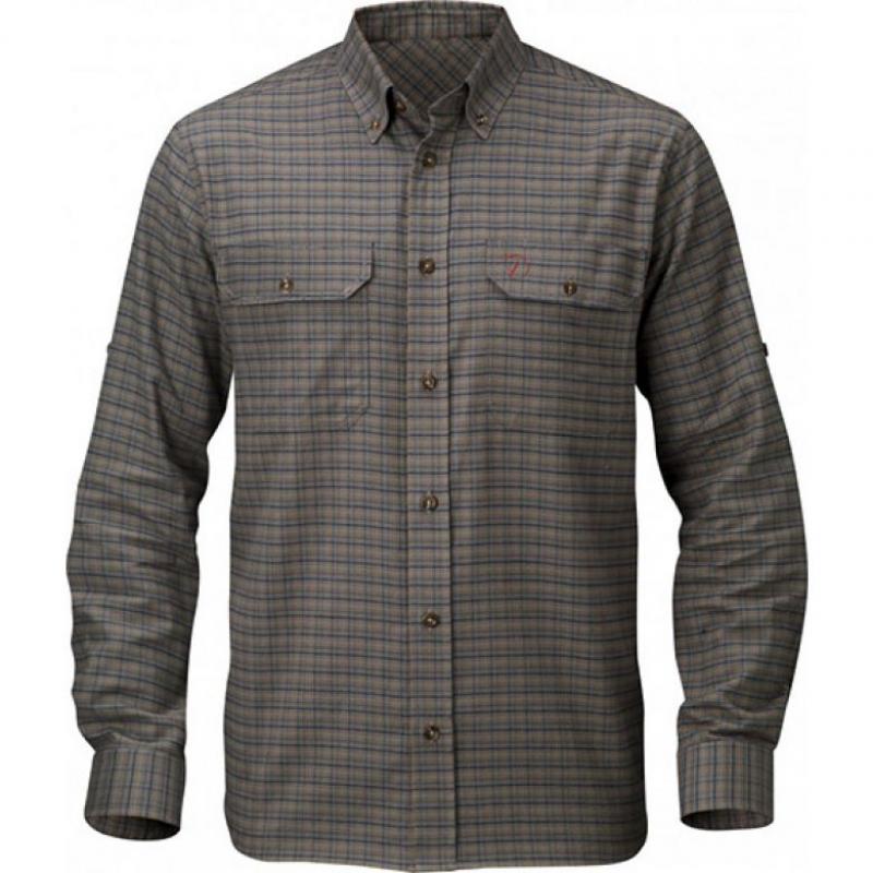 Fjäll Räven Forest Flannel Shirt - Dark Grey - Größe: S