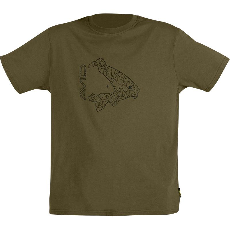 Avid Carp Avid Icon T-Shirt Khaki
