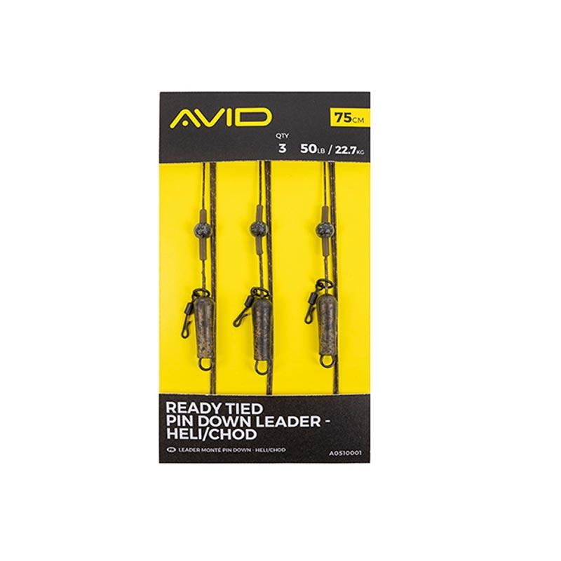 Avid Carp Ready Tied Pin Down Leader Heli/Chod