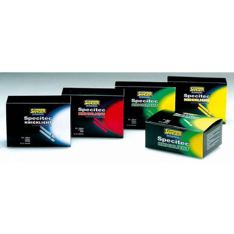Specitec Knicklicht Grün - 3 x 25 mm - 2 Stk