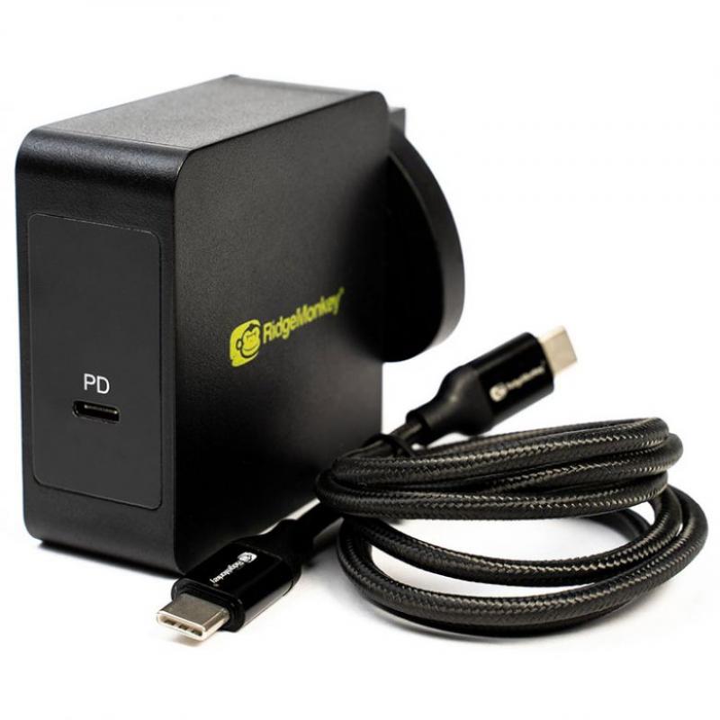 RidgeMonkey Vault 60 W USB-C Power Adaptor