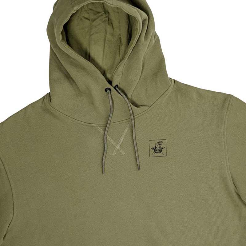 Black Cat Cat Hoodie Khaki