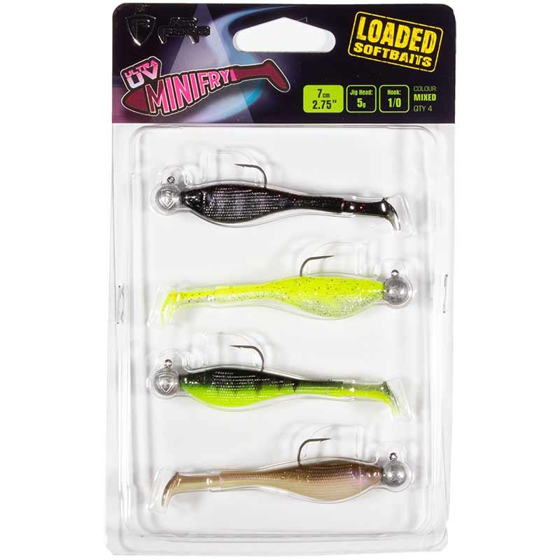 FOX Rage UV Mini Fry 7 cm Mixed Pack Loaded