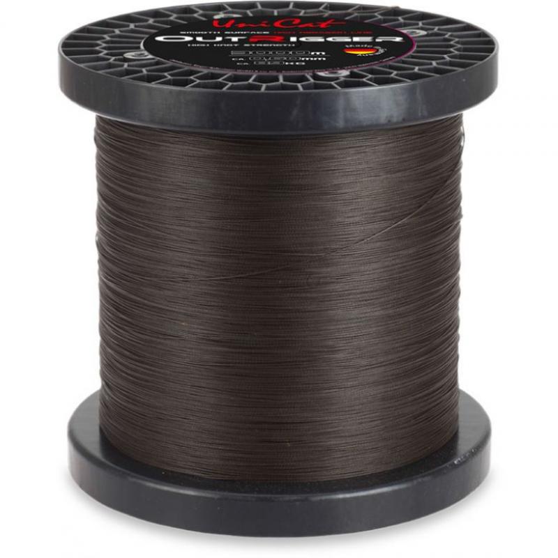 Uni-Cat Outrigger Line Meterware 0,60mm 89,0 kg Dunkelbraun