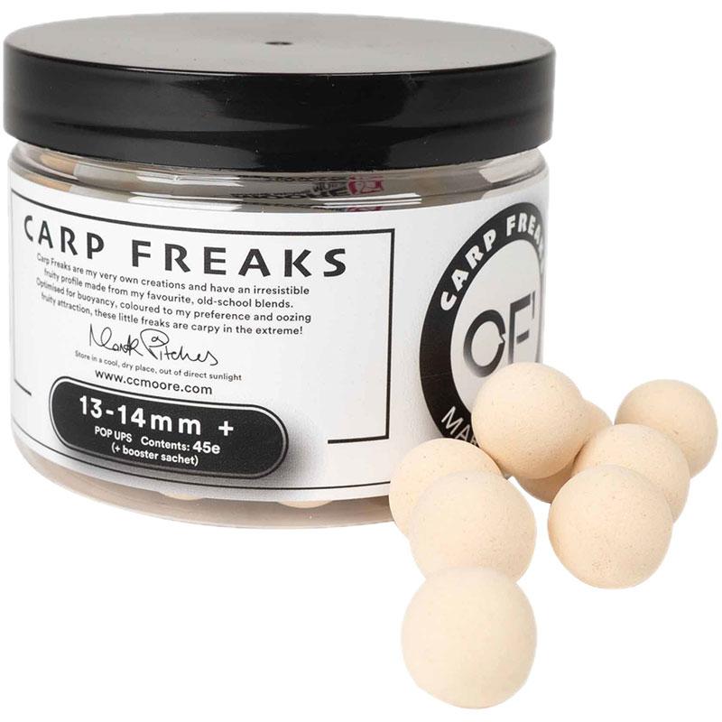 CCMoore Carp Freaks Pop Ups White 13 - 14 mm