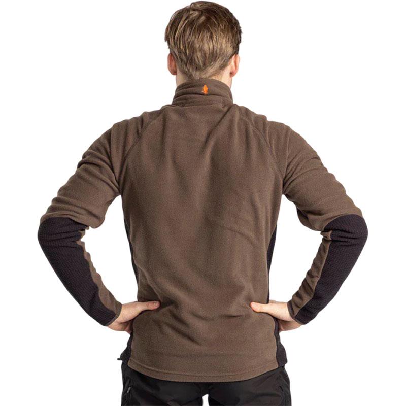 Pinewood Air Vent Herren Fleecejacke Dark Olive - Größe: M