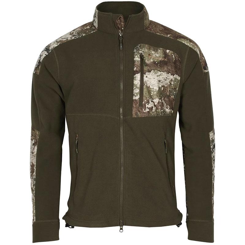 Pinewood Smaland Hunters Camou Herren Fleecejacke Hunting Brown/Strata