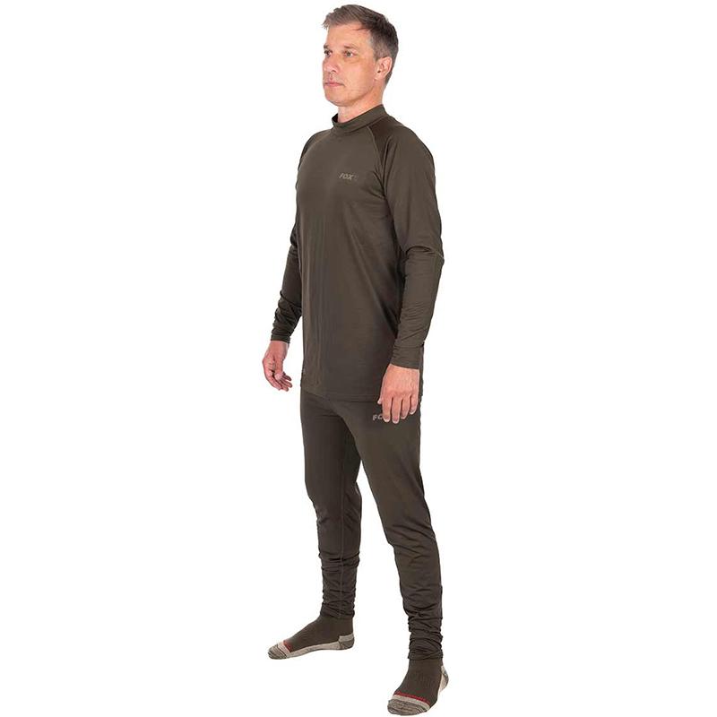 FOX Khaki Lined Base Layer Khaki