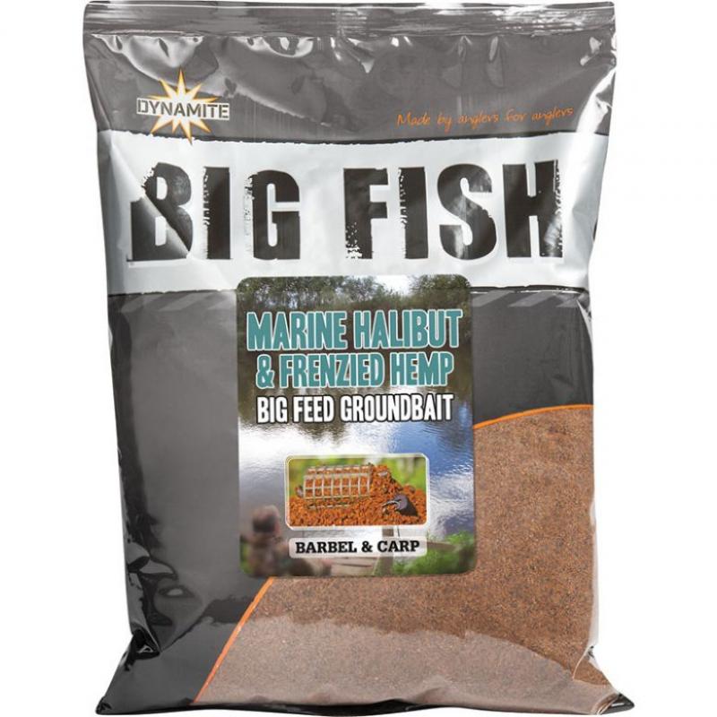 Dynamite Baits Big Fish Big Feed Groundbait 1,8 kg  Marine Halibut & Frenzied Hemp