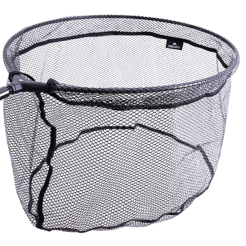 Mikado Kescherkopf Gummiertes Netz 60 x 50 cm Maschen 6 mm
