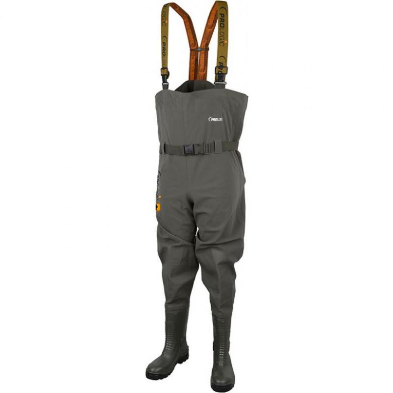 ProLogic Road Sign Chest Wader w/Cleated Sole - Größe: 45