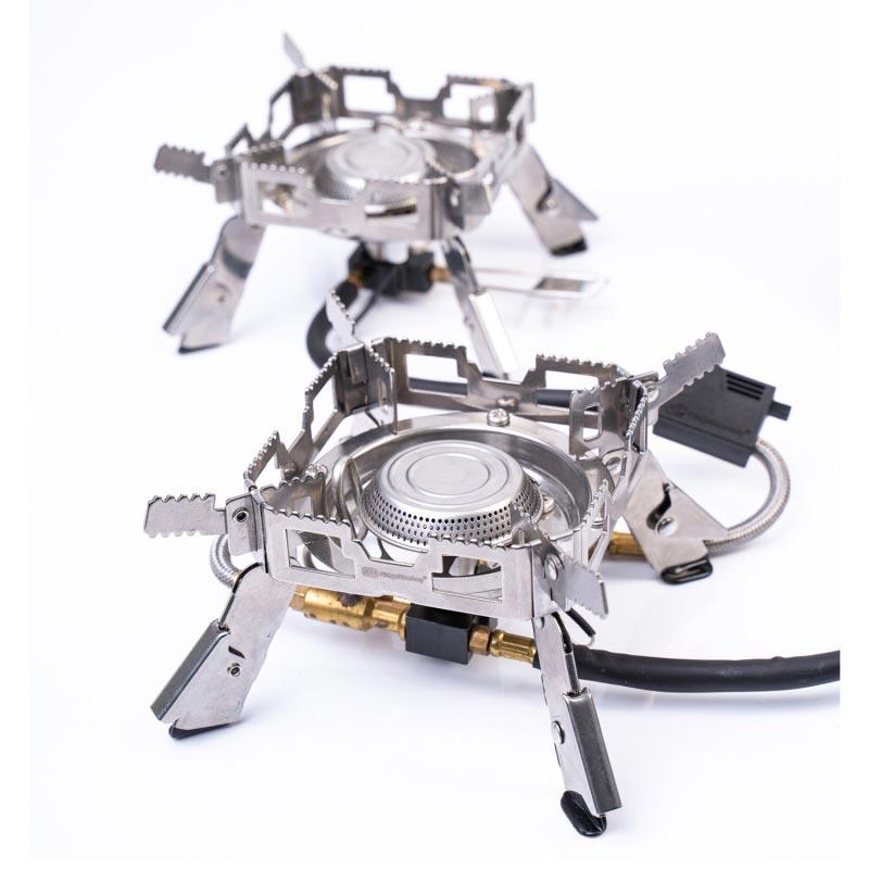 RidgeMonkey Quad Connect Pro Mini Full Kit Portable Dual Stove System