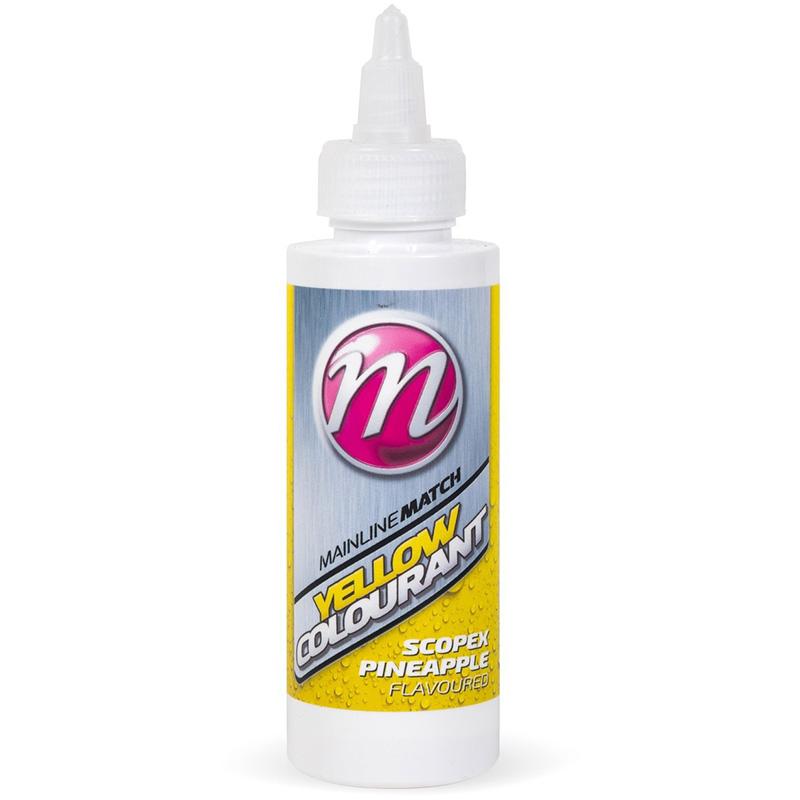 Mainline Baits Match Flavoured Colourants 100 ml Scopex Pineapple Yellow
