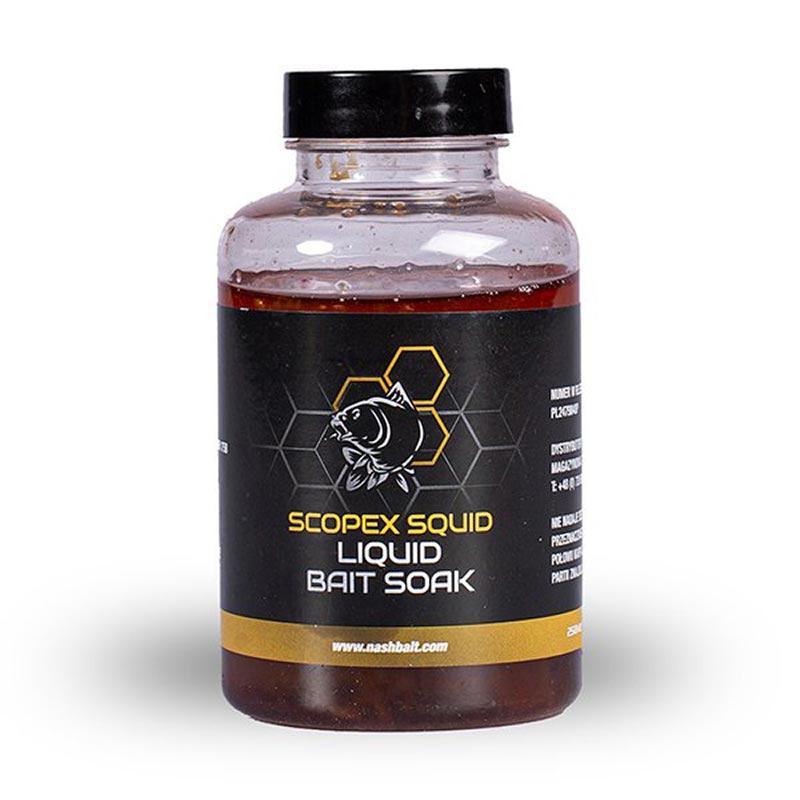 Nash Bait Scopex Squid Liquid Bait Soak 250 ml
