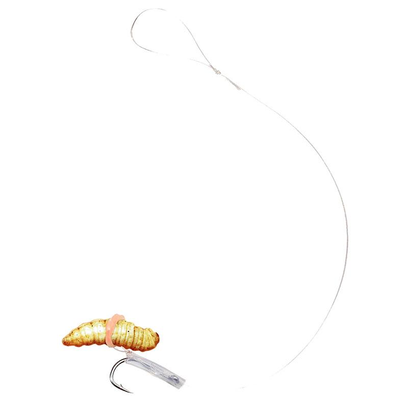 Balzer Trout Attack Bienenmaden Hair Rig 140 cm 0,18 mm #10