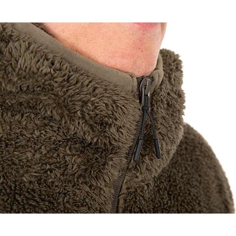 FOX HD Premium Full Zip Teddy Jacket Khaki