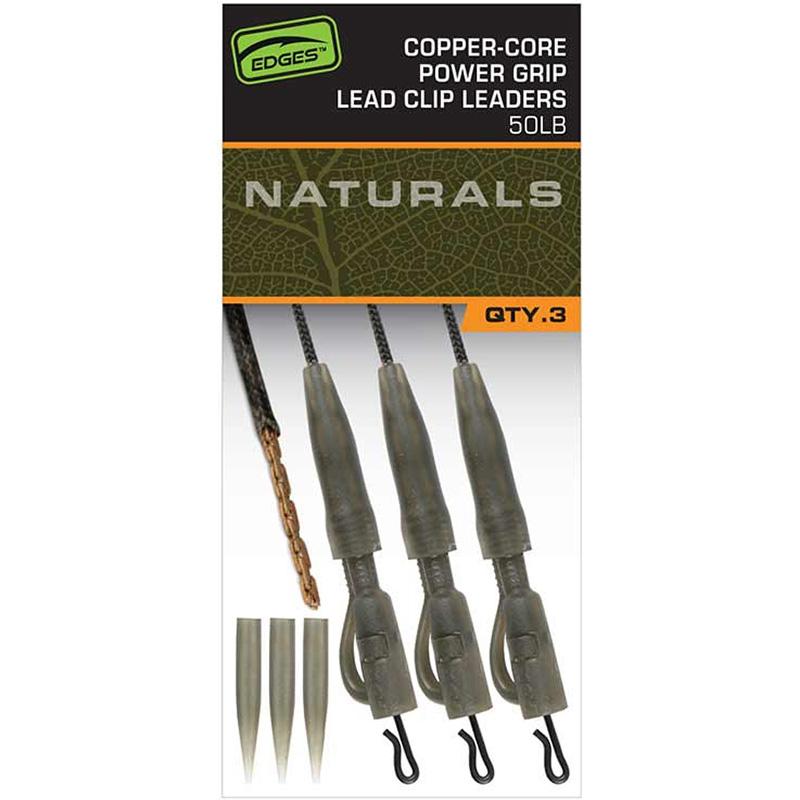 FOX Edges Naturals Copper-Core Heli Rig Leaders