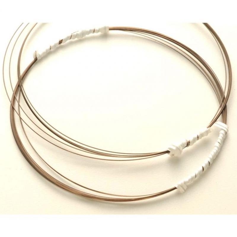 Aquateko Knot 2 Kinky 1x1 Titanium 4,5 m 25 lb