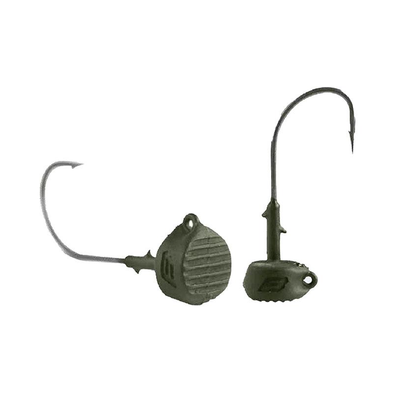BKK Silent Chaser Draggin' Ned Jig Heads Green