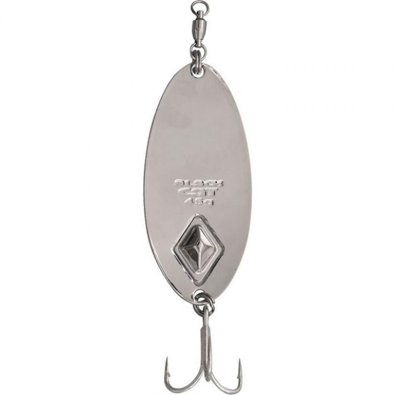 Black Cat Battle Spoon Silver 10 cm - 2/0 - 60 g