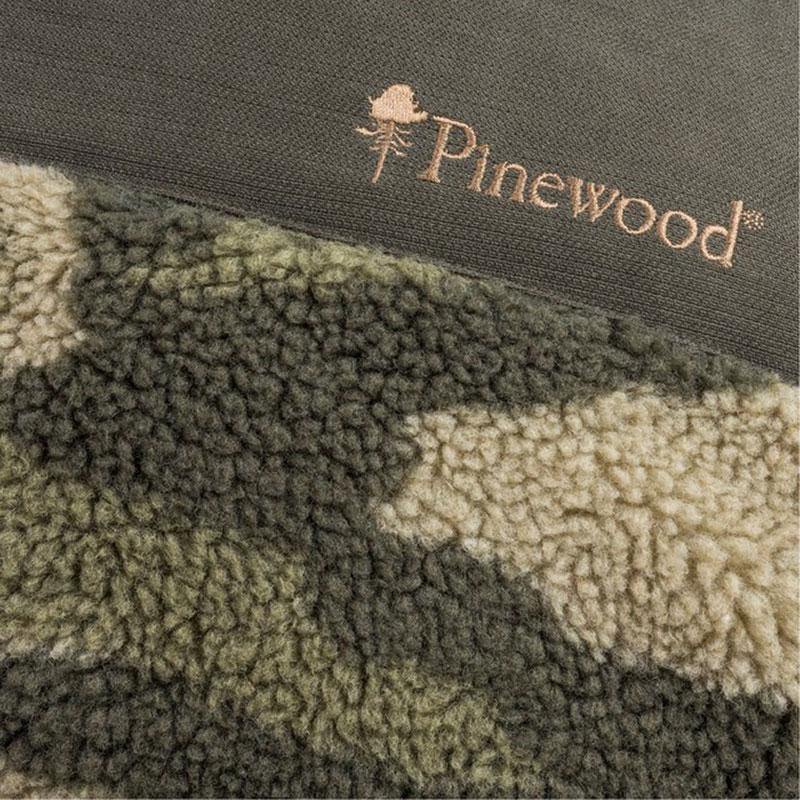 Pinewood Esbo Pile Camou Jacke Jungle Green/Suede Brown