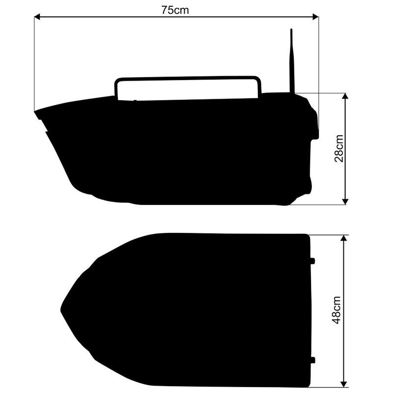 Carp Royal KING 6.0 Futterboot Camo GPS/SONAR