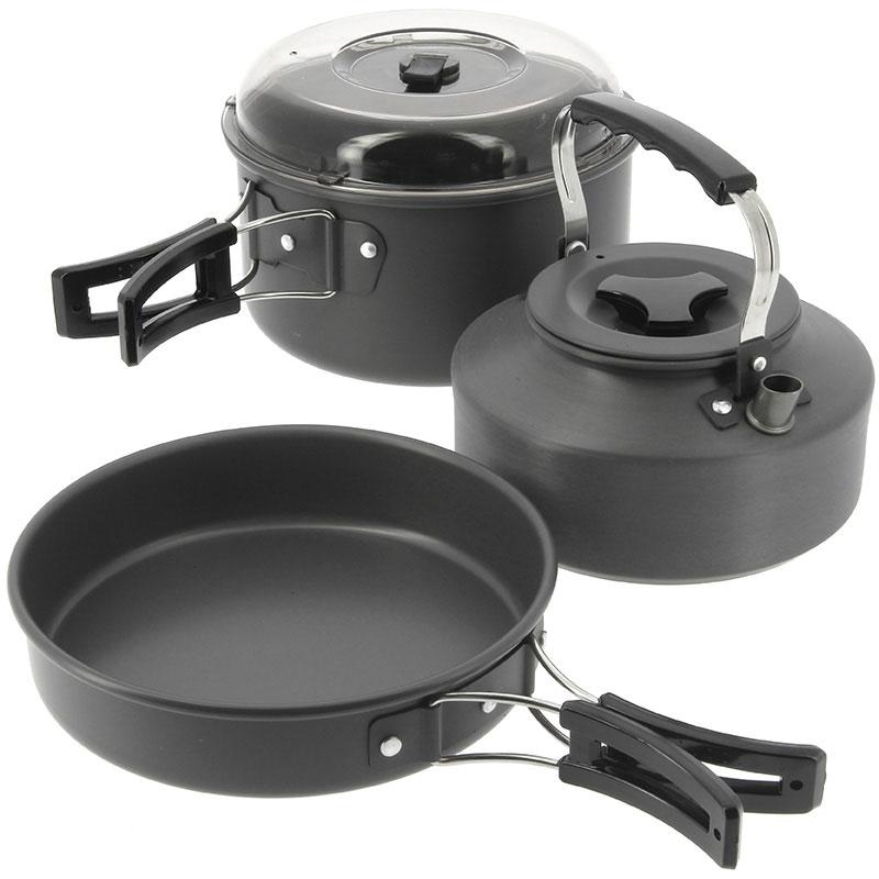 NGT 3PC Kettle Pot & Pan Set