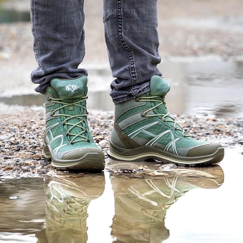Haix Black Eagle Adventure 2.2 GTX Mid Olive-Rock