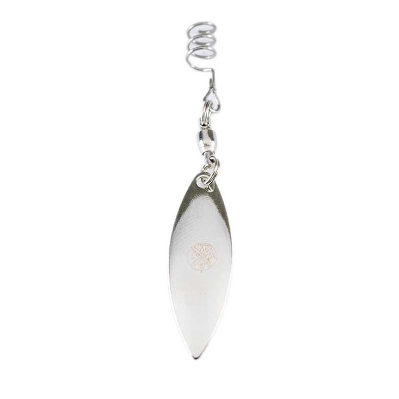 #LMAB Spin Blade Willow Silver Plain S 2 Stück