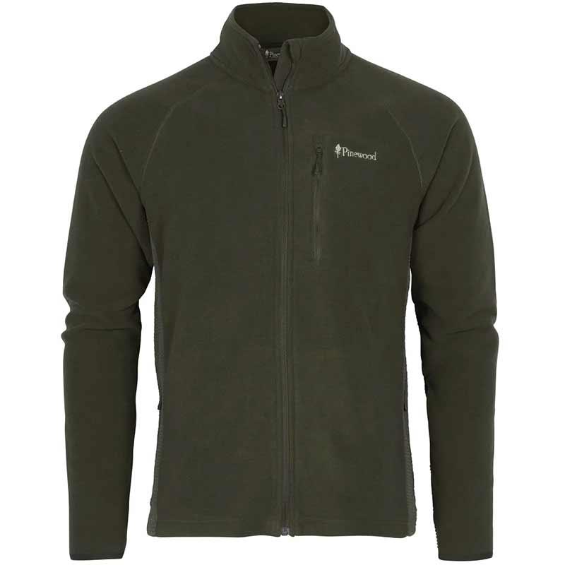 Pinewood Air Vent Herren Fleecejacke Dark Mossgreen