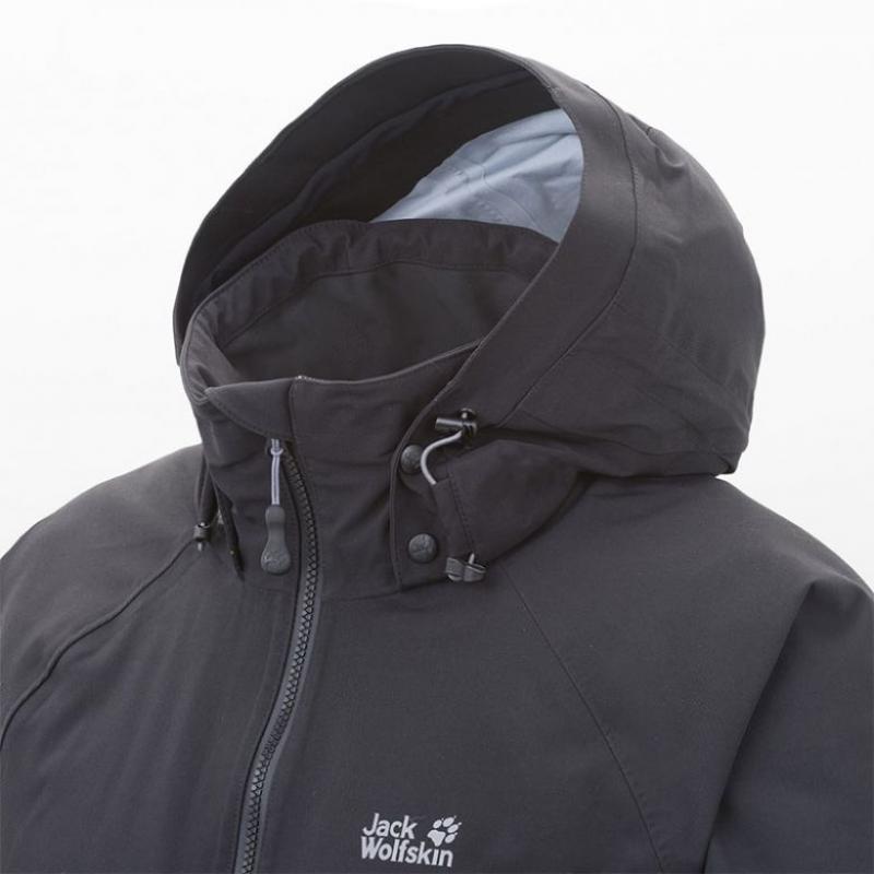 Jack Wolfskin High Resistance Jacket Men Black - Größe: L