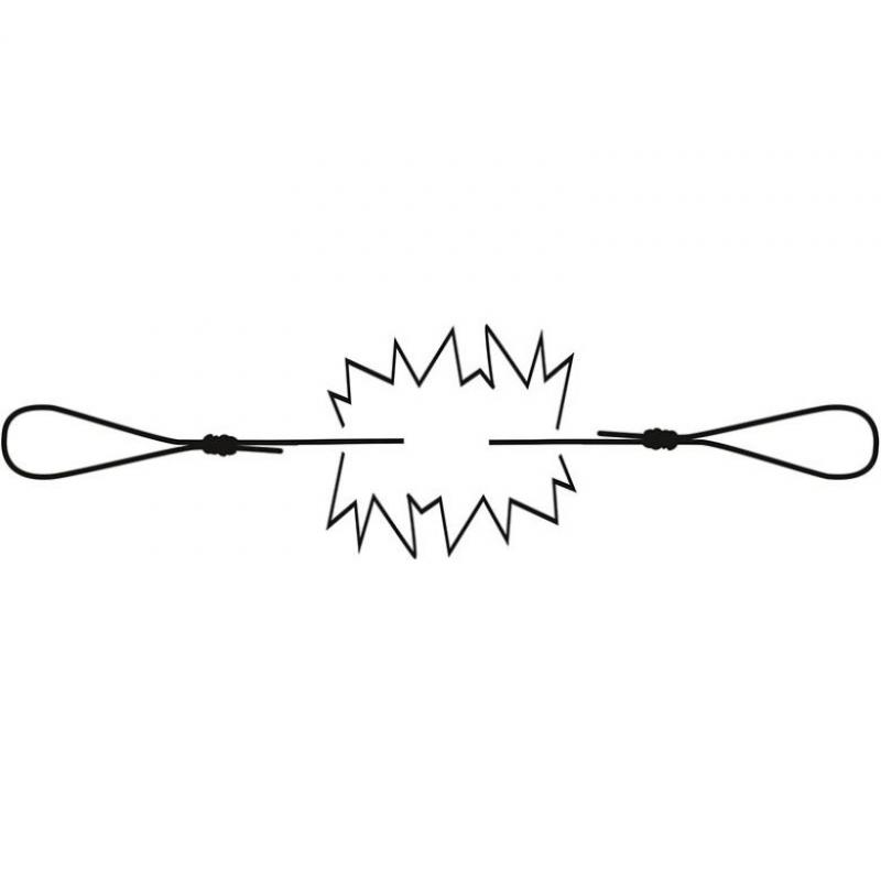 Black Cat Breaking Line 15 cm - 0,35 mm - 7,1 kg