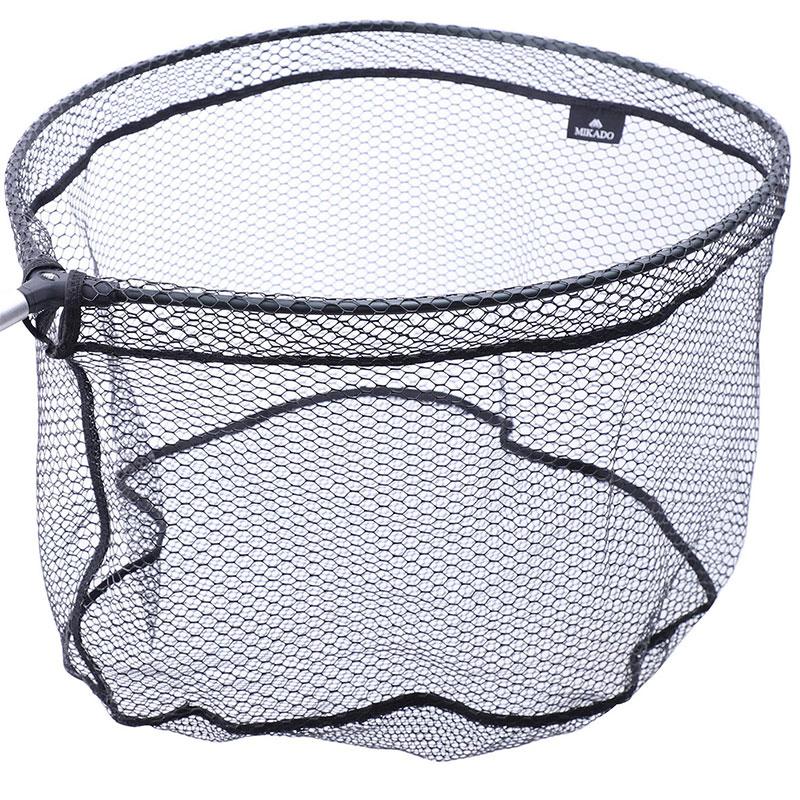 Mikado Kescherkopf Gummiertes Netz 60 x 50 cm Maschen 10 mm