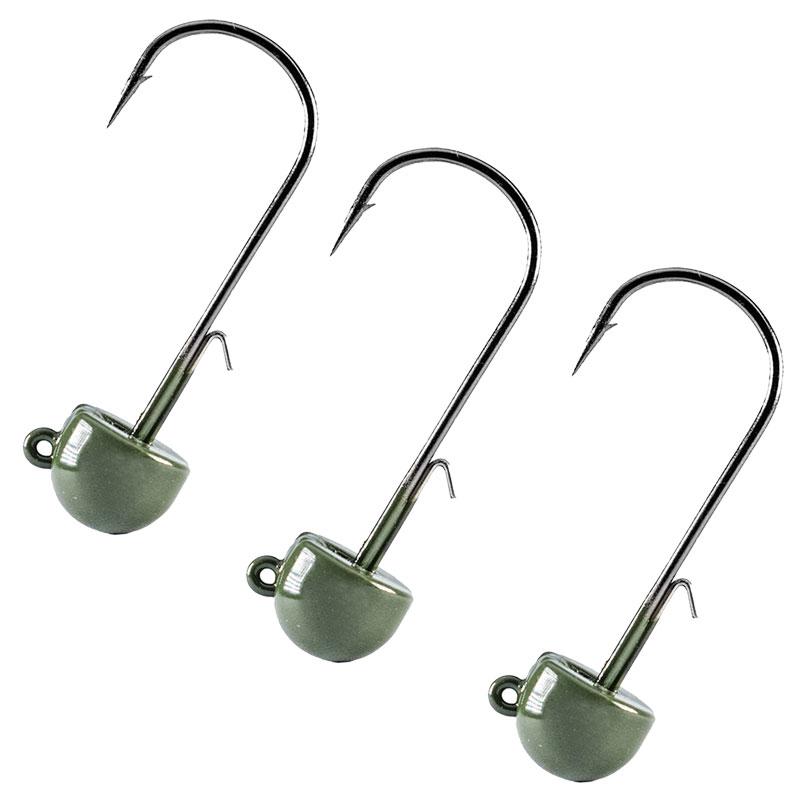 #LMAB Tungsten Ned Jig Green Pumpkin