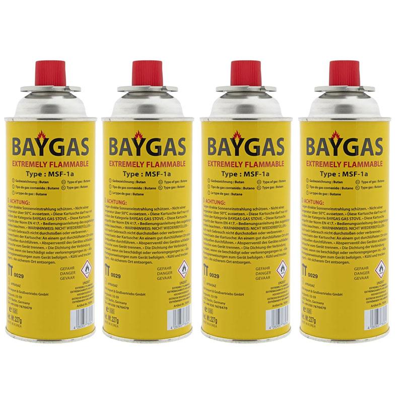 Baygas Butangas 227 g Gaskartusche MSF-1a 4 Stück
