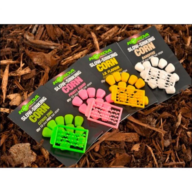 Korda Fake Food Slow Sinking Corn - IB Yellow