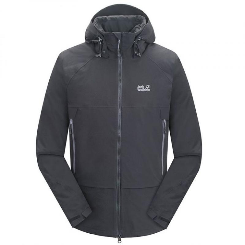 Jack Wolfskin High Resistance Jacket Men Black - Größe: L
