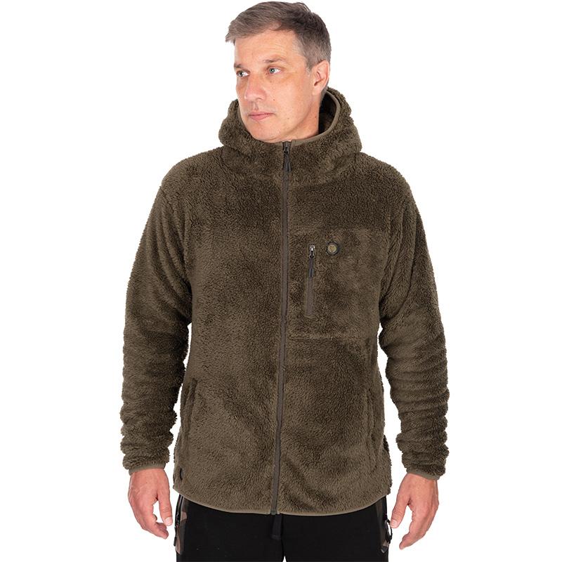FOX HD Premium Full Zip Teddy Jacket Khaki