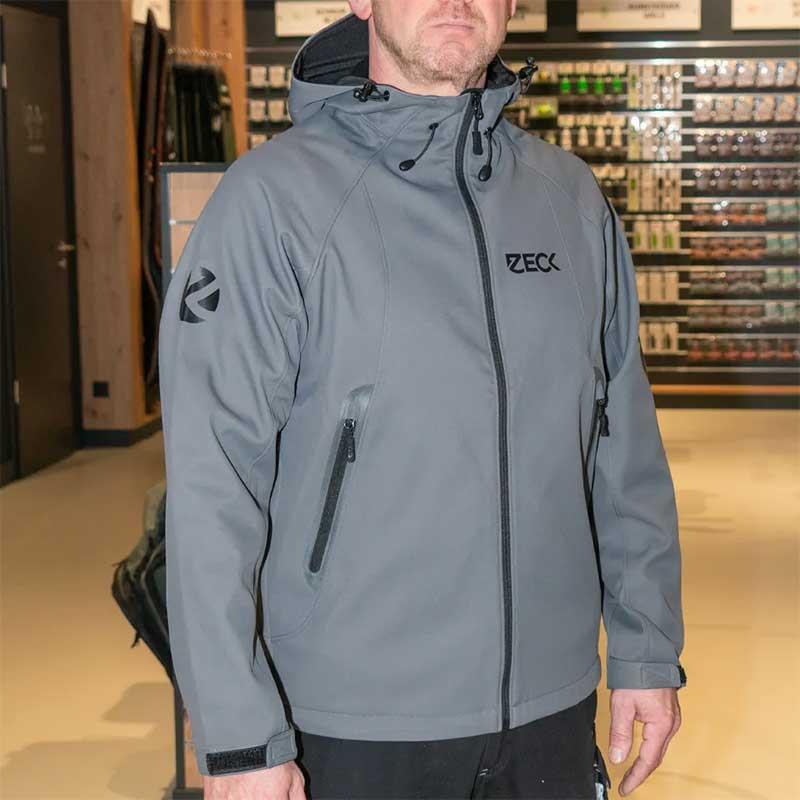Zeck Fishing Softshell Jacket Grey