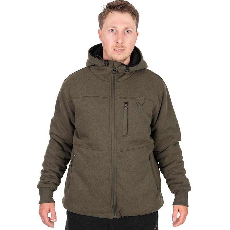 FOX Collection Sherpa Jacket Green & Black