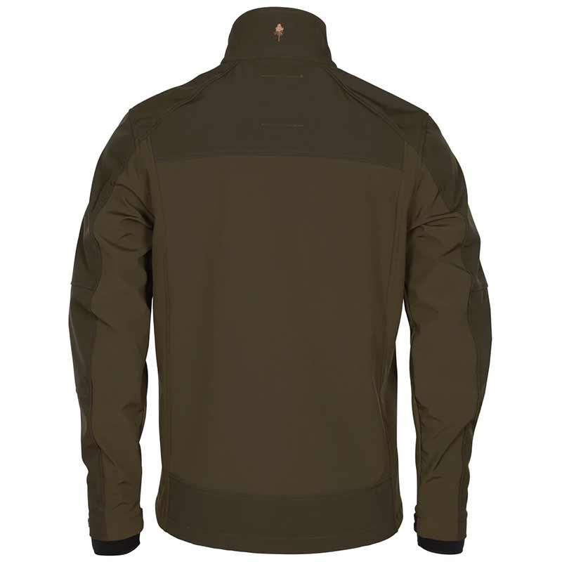 Pinewood Smaland Stretch Herren Shelljacke Darkoliv/Suede Brown