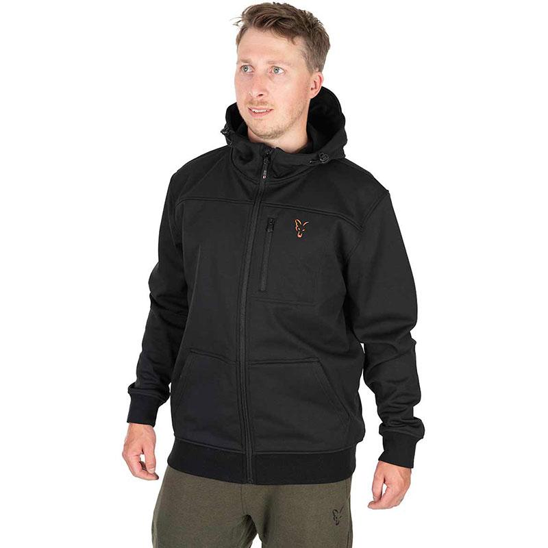 FOX Collection Soft Shell Jacket Black & Orange