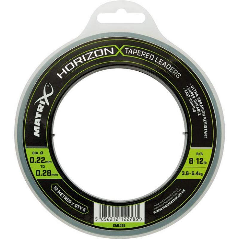 Matrix Horizon X Tapered Shock Leaders 8/12 lb